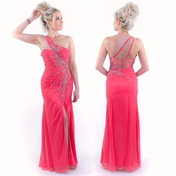 Cinderella Divine Dresses & Skirts - Pink Coral Prom Dress